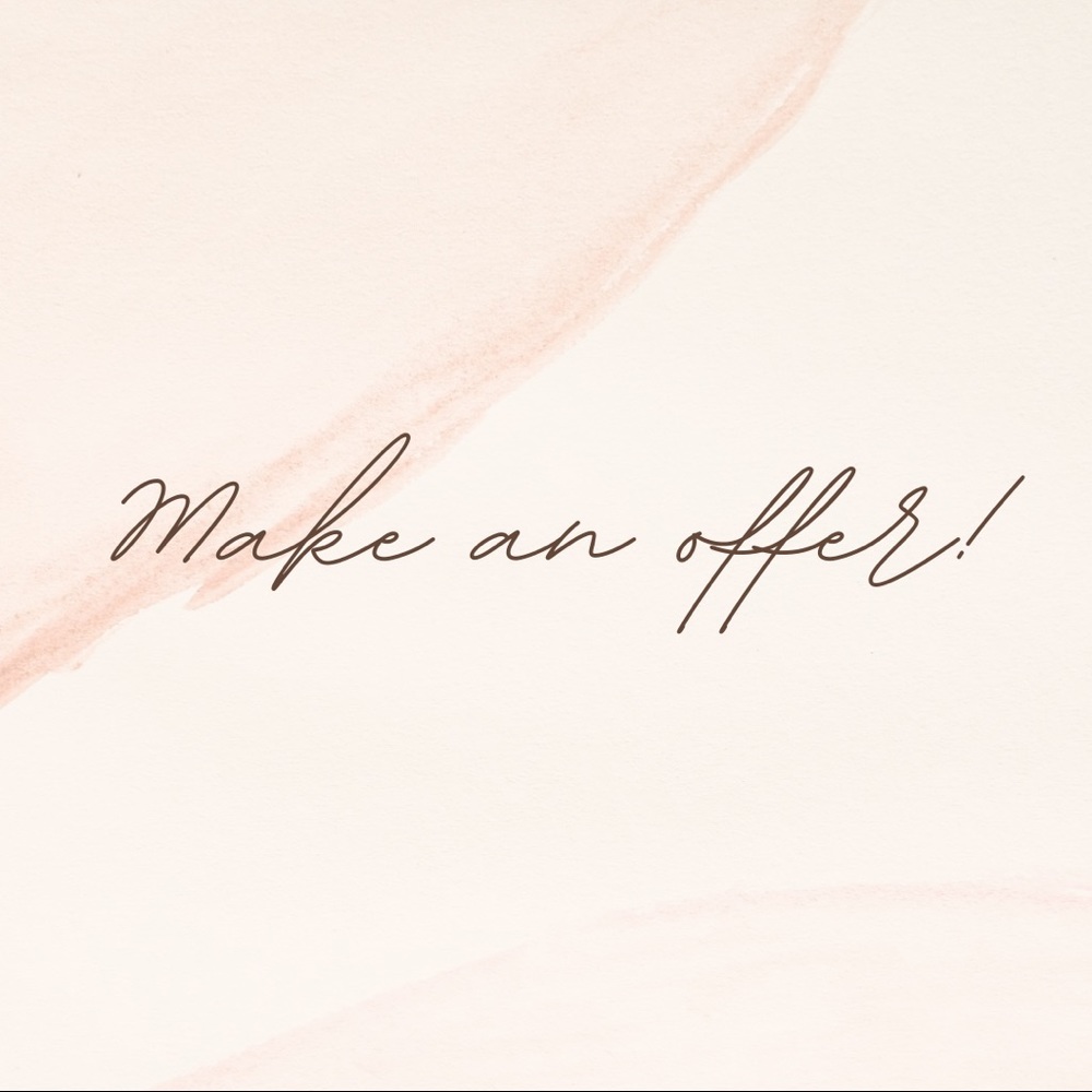 Accept most reasonable offers!